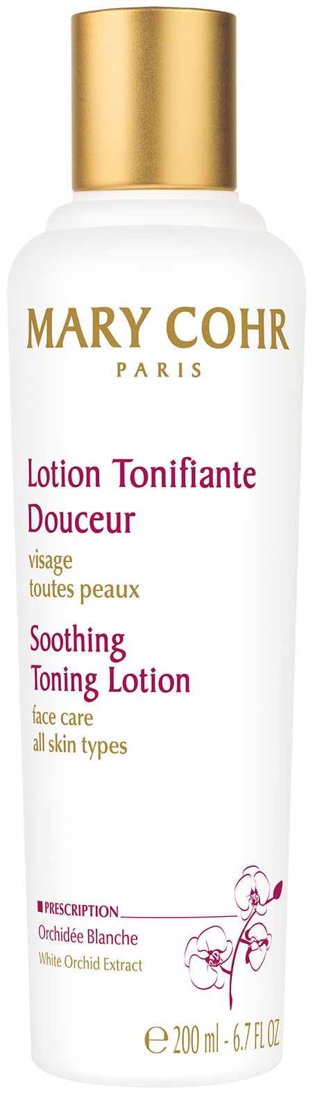 Soothing Toning Lotion with orchidee